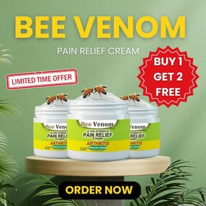(Pack of 3) BeeTherapy™ #1 Bee Venom Pain Relief Cream | Buy 1 Get 2 Free 🔥