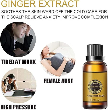 SC SHO Belly Drainage Ginger Oil – Lose Belly Fat See Results in 7 Days✨