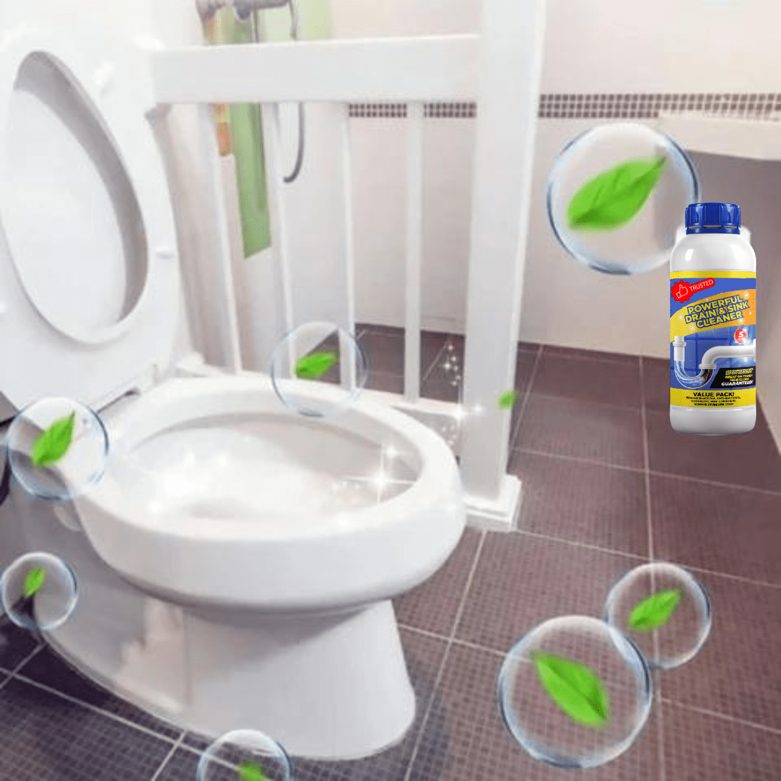 SC-Powerful Toilet Cleaner Active Oxygen Agent-🔥Buy1 Get 1 Free🔥