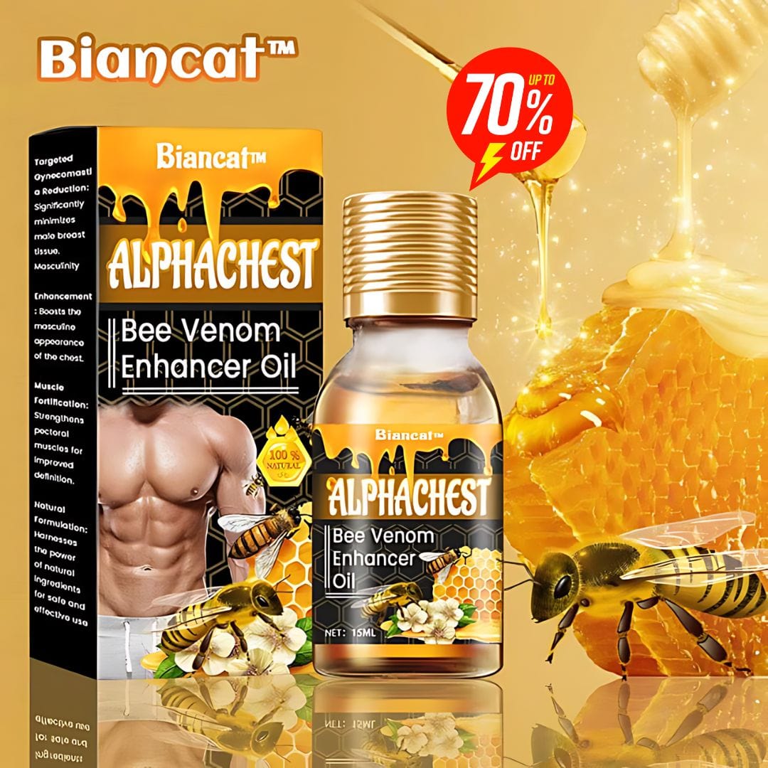 GFOUK™ MenTherm Bee Venom Gynecomastia Heating Oil-(30ml)-🔥Doctor's Recommended🔥