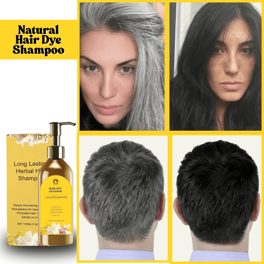 SHO Japanese Herbal Hair Dye Shampoo – Instantly Covers Grays in 5 Minutes! 🔥