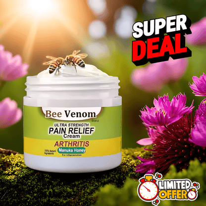 (Pack of 3) BeeTherapy™ #1 Bee Venom Pain Relief Cream | Buy 1 Get 2 Free 🔥