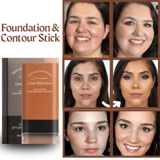 SHO 2-in-1 Foundation & Contour Stick – Sculpt & Glow in Seconds 💖