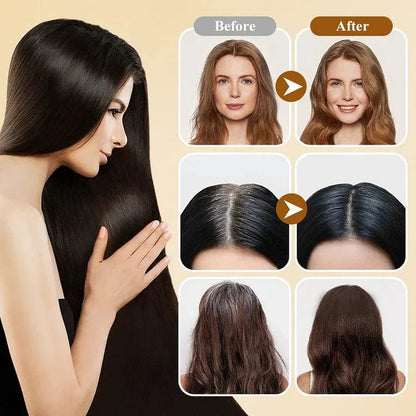 SC SHO Japanese Herbal Hair Dye Shampoo – Instantly Covers Grays in 5 Minutes! 🔥