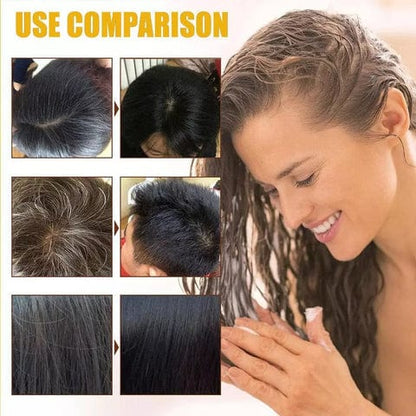SC SHO Japanese Herbal Hair Dye Shampoo – Instantly Covers Grays in 5 Minutes! 🔥